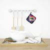 Colorful Violets Pair of Pot Holders Kitchen Heat Resistant Pot Holders Sets Oven Hot Pads for Cooking Baking BBQ, 7 1/2 x 7 1/2