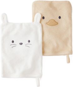 6-Pack Washcloths (2pk Yellow/Ivory)