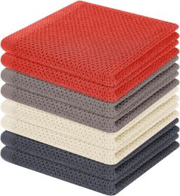 00% Cotton Waffle Weave Kitchen Dish Cloths
